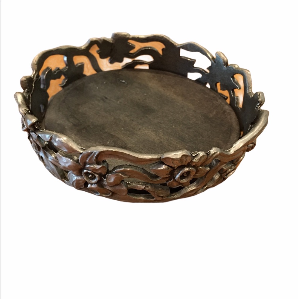 Seagull Pewter Wine Bottle Holder